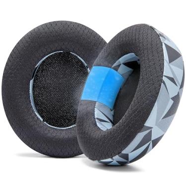 Imagem de WC Freeze Studio - Almofadas de gel de resfriamento para Beats Studio 2 e 3 (B0501, B0500) com e sem fio | Não cabe em batidas solo | Espuma melhorada, adesivo mais forte | Geo Gray