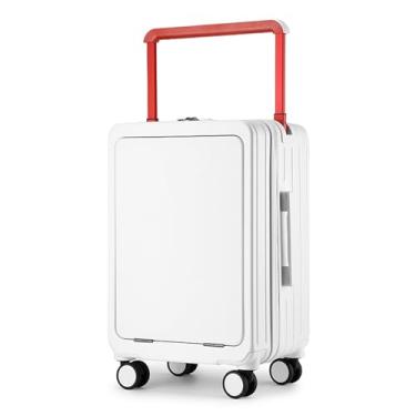 Imagem de Mala rígida expansível, leve com rodízios silenciosos, com rodízios silenciosos e zíperes impermeáveis selados, com interface USB, mala de carrinho larga, adequada para viagens e viagens de negócios,