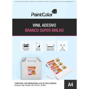 Imagem de Vinil Adesivo para Impressão Branco 190g A4 - 100 Folhas