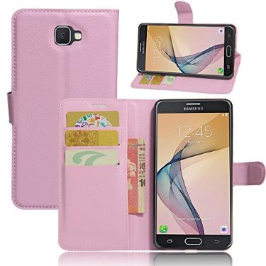 Imagem de Capa para Samsung Galaxy J7 prime â€“ Capa carteira flip de couro PU de para Samsung Galaxy J7 Prime, capa de proteção de telefone estilo empresarial, capa com [compartimentos para