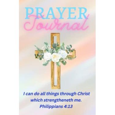 Imagem de Diário de oração para mulheres e adolescentes: Caderno para gravar orações, bênçãos, sermões etc | Caderno de igreja | Presentes cristãos