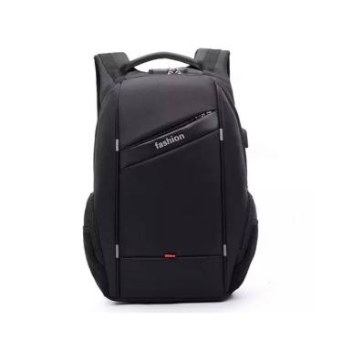 Imagem de Mochila anti-roubo à prova d`água com cadeado USB para homens 54x35x22c