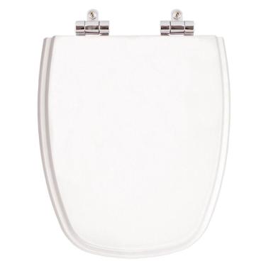 Imagem de Assento Sanitario Poliester Com Amortecedor Monte Carlo Branco Para Vaso Deca