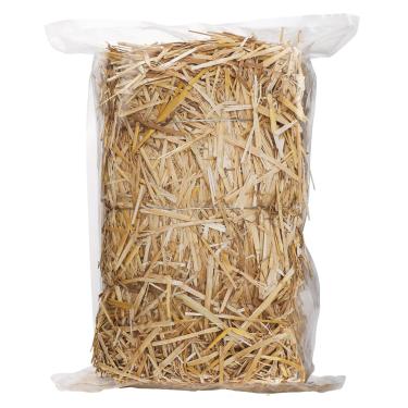 Imagem de Palha de trigo natural – Canudo seco de 2,2 kg, fardo de palha decorativo limpo e macio para gatos vadios quintal, quintal, animais de estimação, jardim, cobertura de grama