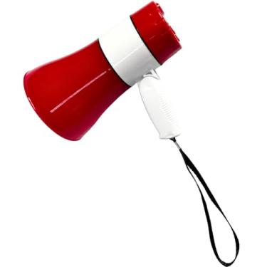 Imagem de Megafone Portátil Com Gravação De Áudio Potência 20w Alcance 300 metros (Vermelho)