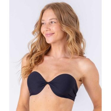 Imagem de Sutiã tomara que caia drapeado com laterais largas e duplas