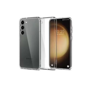 Imagem de Genérico Capa Capinha Space Hybrid Clear Anti-Impacto Compatível Samsung Galaxy S23+ Plus 6.6 Transparente