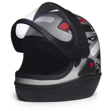 Imagem de Capacete San Marino Grafic Prata, Prata, 58