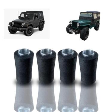 Imagem de Kit Completo Bucha Fixa Do Jumelo Jeep Willys CJ3 - Borfix