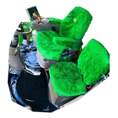 Imagem de Capas + Tapete Verniz Compatível Colhedora Johndeere S670 - Rei do chi