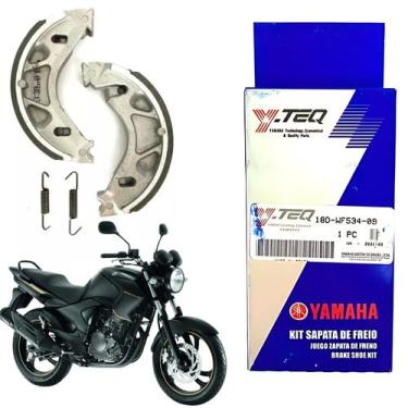 Imagem de Patim Lona Sapata Freio Fazer 250 2006 2007 2008 2009 2010 - Y-teq