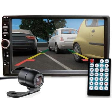 Imagem de Central Multimídia Universal Dvd 2 Din Mp5 Bluetooth Som Rádio Câmera 