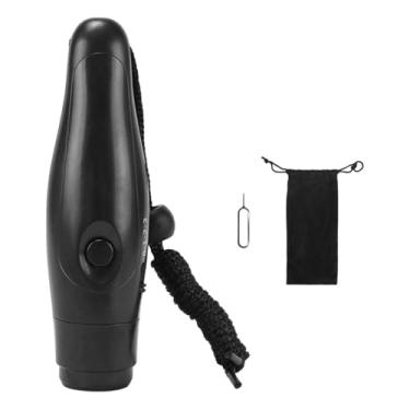 Imagem de harayaa Apito Eletrônico de Árbitro para Treinamento de Basquete Futebol ao Ar Livre, Preto