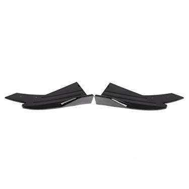 Imagem de Spoiler Traseiro Para-choque Difusor Divisor Canard Protetor Saia Lateral, Kit de Corpo Universal Abs Preto Brilhante para Carros