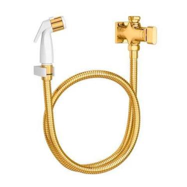 Imagem de Ducha Higiênica de Parede Polo Com Registro e Derivação Gold - Deca