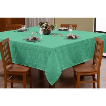 Imagem de Toalha de Mesa Jacquard Adamascado Luxo 12 lugares 3,50mx1,40m - Rafal