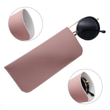 Imagem de Kit 5 Estojo Para Armação de Oculos De Sol Feminino Capinha Portatil F
