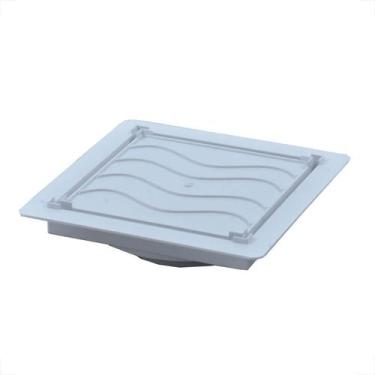 Imagem de Ralo jjm hide cesto e tampa oculta 15x15 pvc branco
