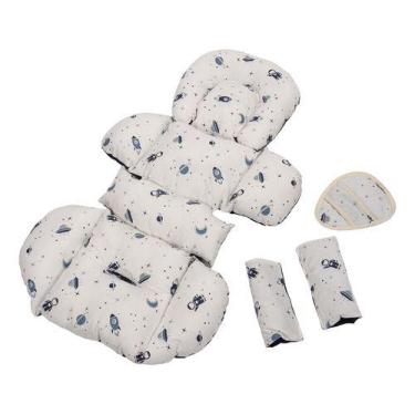 Imagem de Capa colchão para Bebê Conforto fofinho - Dolce Affetto, astronauta