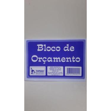 Imagem de Bloco de Orçamento cod1014 107x156mm 100folhas - tamoio