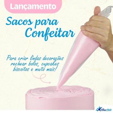 Imagem de Saco de Confeitar Descartável P 19x31cm pct c/ 50 un. - Blue Star