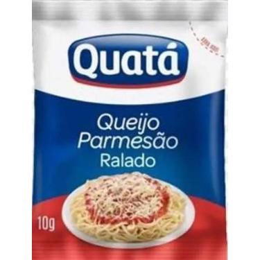 Imagem de Queijo parmesão ralado quatá sachê 10g c/ 10 unidades