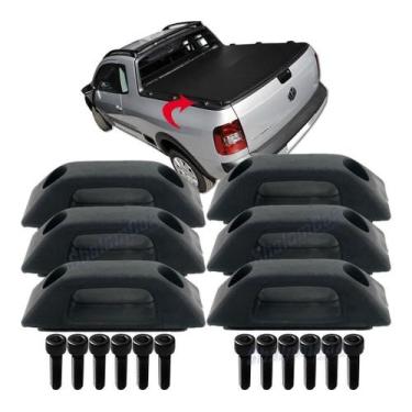 Imagem de Kit com 6 Gancho da Caçamba Saveiro G5 e G6 + Parafuso       - SHALOMC