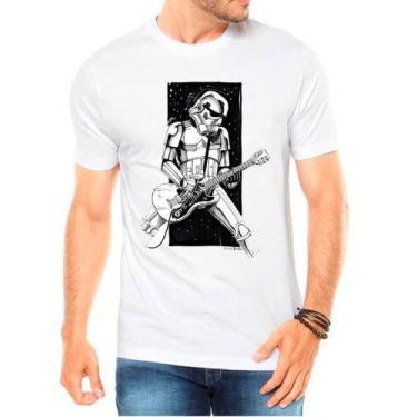 Imagem de Camiseta Masculina Branca Star Wars 08 - DESIGN CAMISETAS, Branco, M
