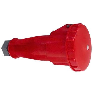 Imagem de Plugue Industrial Acoplamento Albany 63A 3P+T 380/440V IP44 6H Vermelho A4556 – Steck