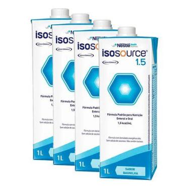 Imagem de Isosource 1.5 1000ml Nestle - Kit 4 unidades
