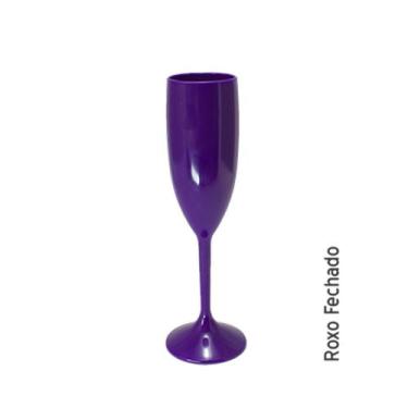 Imagem de Taça Champagne Roxo New Wave pacote com 5 unidades - Descar