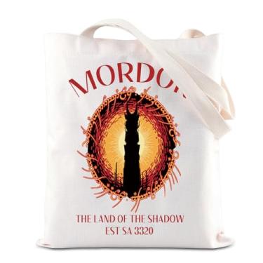Imagem de TGBJE Bolsa Mordor LOTR Mordor Gift Middle Earth Gifts Fantasy Novel Reader Shoulder Bag LOTR Fan Gift Rings of Power Gift, Bolsa Land Shadow