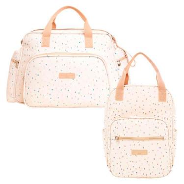 Imagem de Kit Bolsas Maternidade Pirulitando G+M Confete Marfim - Pirulitando Ba