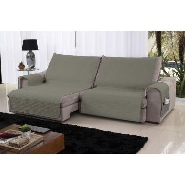 Imagem de Protetor Sofá Retrátil Reclinável Assento 2,20M Bege Fend