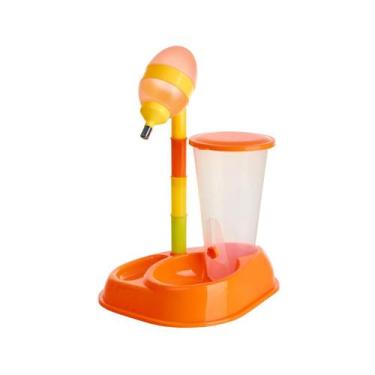 Imagem de Bebedouro e Comedouro Automático com Bico  - Arenito, Laranja