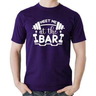 Imagem de Camiseta Algodão Meet Me At The Bar - Foca na Moda, Roxo, P