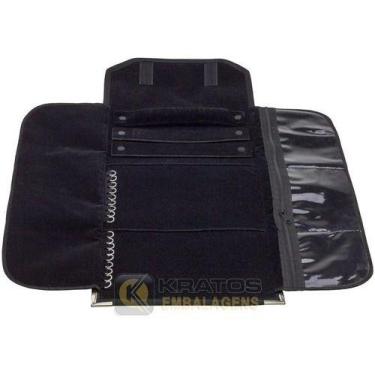 Imagem de Mostruário Médio Misto Pasta Porta Joias Bijuterias Pano Aveludado Gua