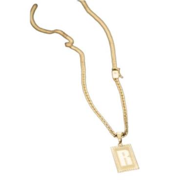 Imagem de Cordão Grumet Duplo 3mm pingente Inicial R Cordão - A.R Variedades MT