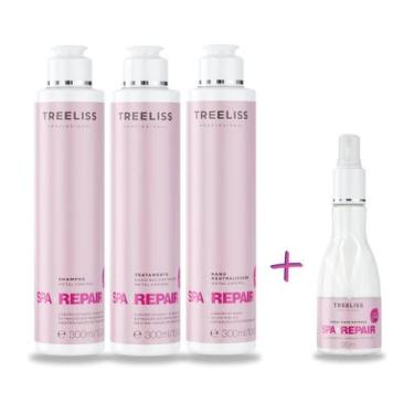 Imagem de Kit Spa e Repair Tratamento capilar Metal Treeliss+Brinde Spray - Tree