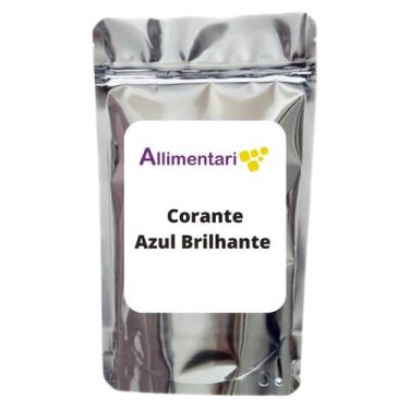 Imagem de Corante Azul Brilhante 100 g  Alimentício - Allimentari