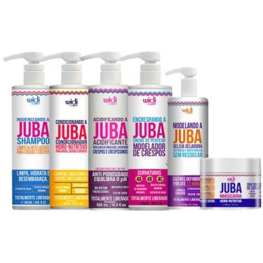 Imagem de Kit Juba Widi Care Shampoo + Condicionador + Mascara + Acidificante + 