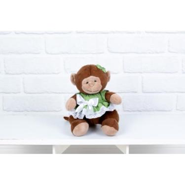 Imagem de PELUCIA SAFARI MACACO PROVENCE 22 CM - VESTIDO COM LESE (verde liso)