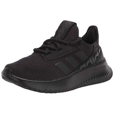 Imagem de adidas Tênis de corrida infantil unissex Kaptir 2.0, Preto/Preto/Carbono, 12 Little Kid