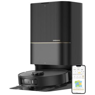 Imagem de Aspirador Robô com Sucção de 8300Pa, Extensão de Esfregão e Auto-Secagem, 110V, Dreame X30 Ultra, Preto