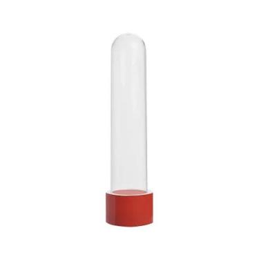 Imagem de Tubete para Lembrancinhas Acrilico 13cm c/10un Vermelho - MIRA