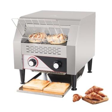 Imagem de Torradeira Comercial De AçO InoxidáVel, Transportadora, Torradeira Industrial Resistente, Torradeira De Bagel, Torradeira De Correia Transportadora,300Slices/Hour