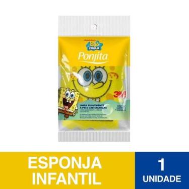 Imagem de Esponja para Banho BOB Esponja Ponjita - 3M