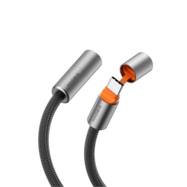 Imagem de Hagibis Cabo USB C com tampa protetora, cabo de carregamento rápido de 240 W com transferência de dados de 480 Mbps, carregador rápido tipo C PD 3.1 para iPhone 15 16 17 Pro Max, iPad, MacBook Pro Air