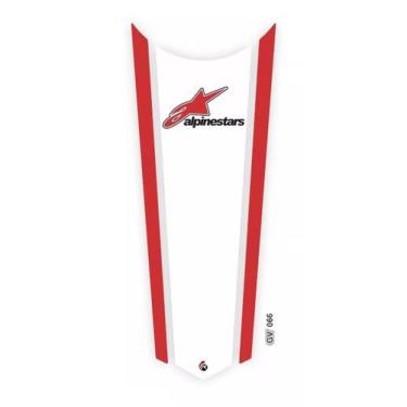 Imagem de Adesivo Faixa Gravata Tanque Resinado Cg Apinestars 066 - Resitank