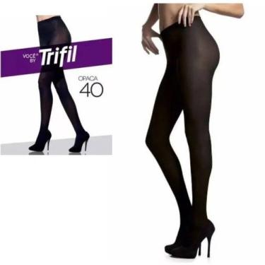 Imagem de Meia Calça Fio 40 Trifil Denier Opaca 6345, Preto, M